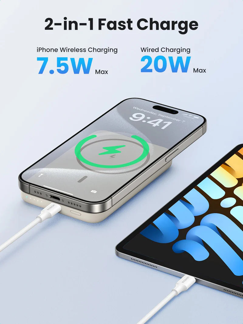 UGREEN 5474 Wireless Magnetic Power Bank 10000mAh