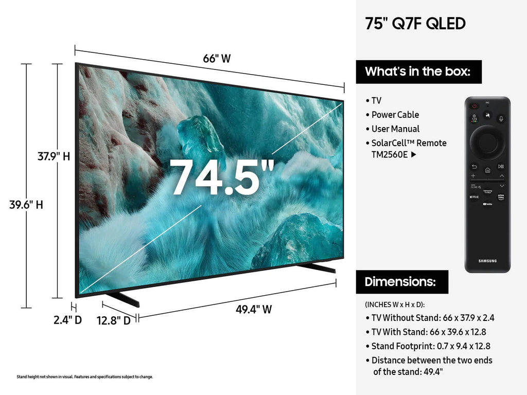 Samsung 85Q7F 85" QLED 4K Vision AI Smart TV