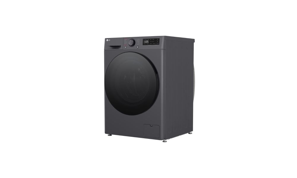 LG F4Y5EYGYPV 24.3 lb Front Load Washing Machine Platinum Silver
