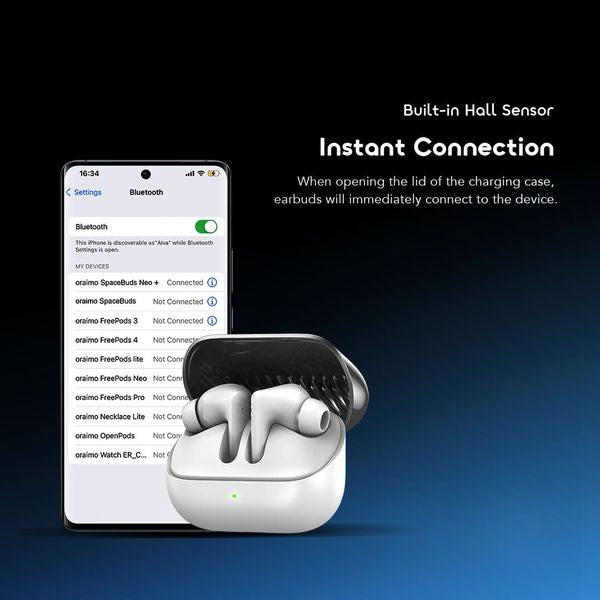 Oraimo SpaceBuds Neo+ ANC Wireless Earbuds OTW-323P