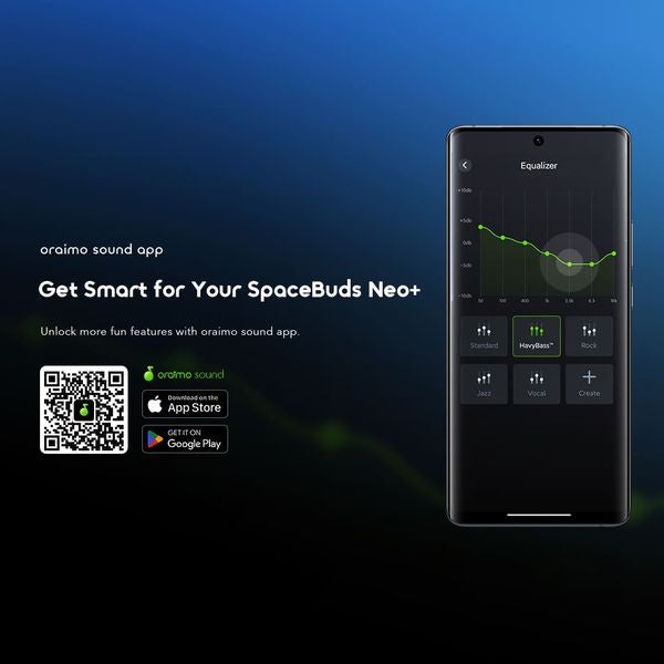 Oraimo SpaceBuds Neo+ ANC Wireless Earbuds OTW-323P