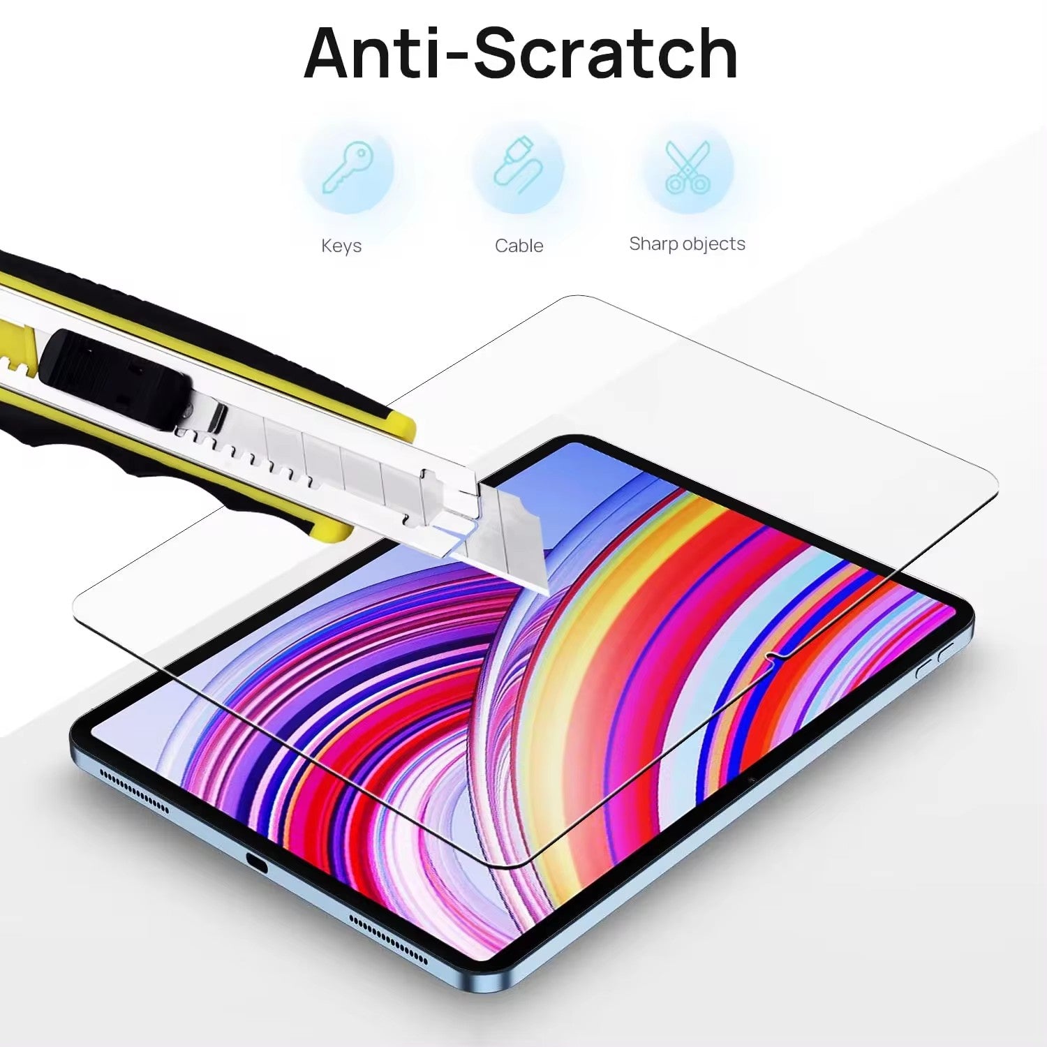 Tempered Glass Screen Protector for Xiaomi Redmi Pad Pro 12.1 Inch 2024